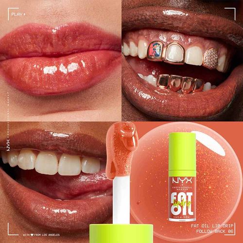 Nyx Professional Makeup Lipgloss Fat Oil Lip Drip - Follow Back, 4,8 ml