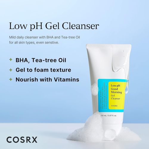 Cosrx Gel Nettoyant Good Morning pH Faible - 150 ml