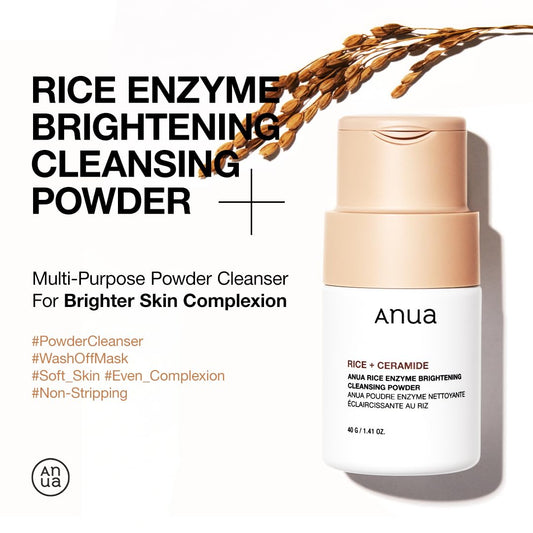 ANUA Rice Enzyme Brightening Cleansing Powder - 40g