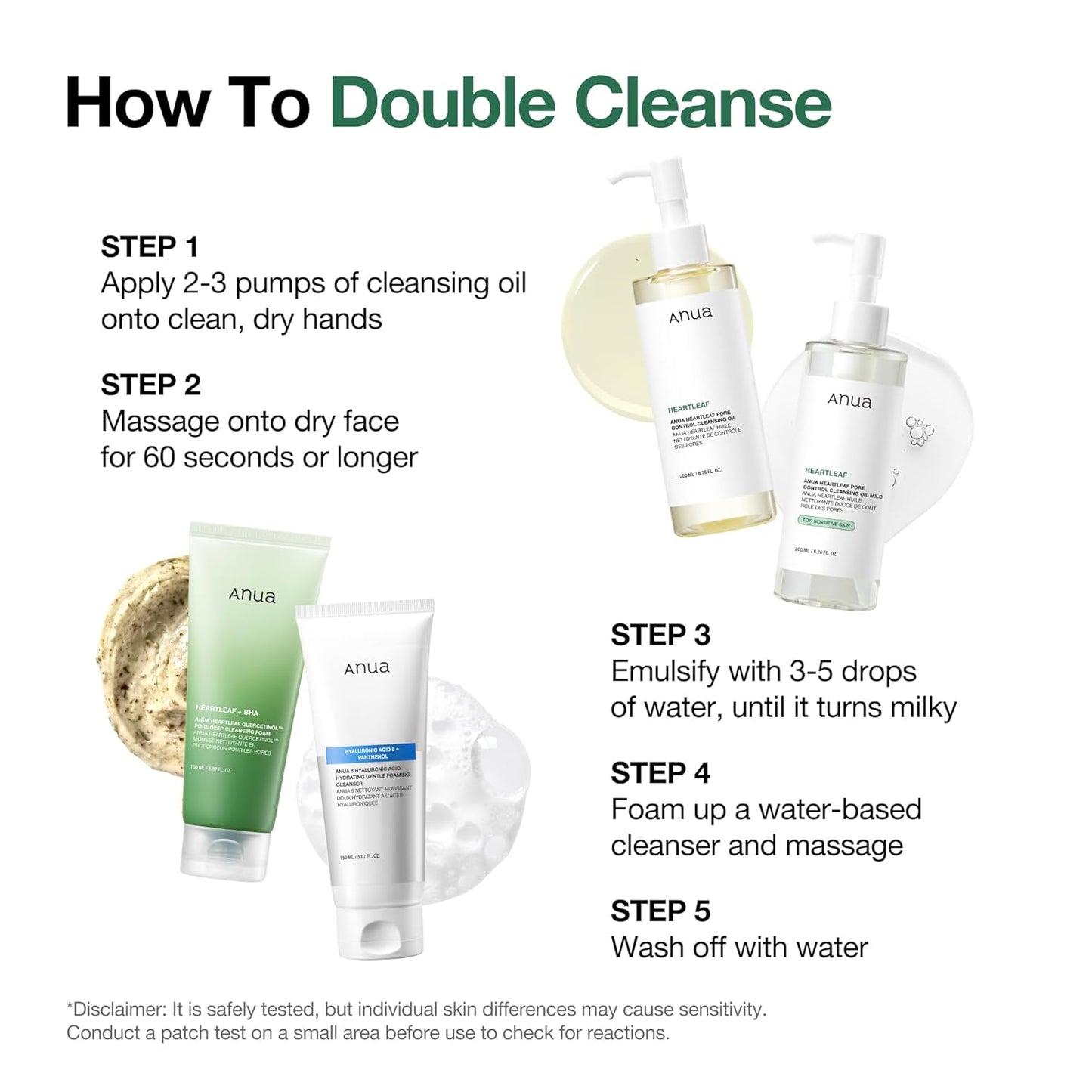 Anua Heartleaf Pore Control Cleansing Oil (NEW PACKAGING) - 200ML