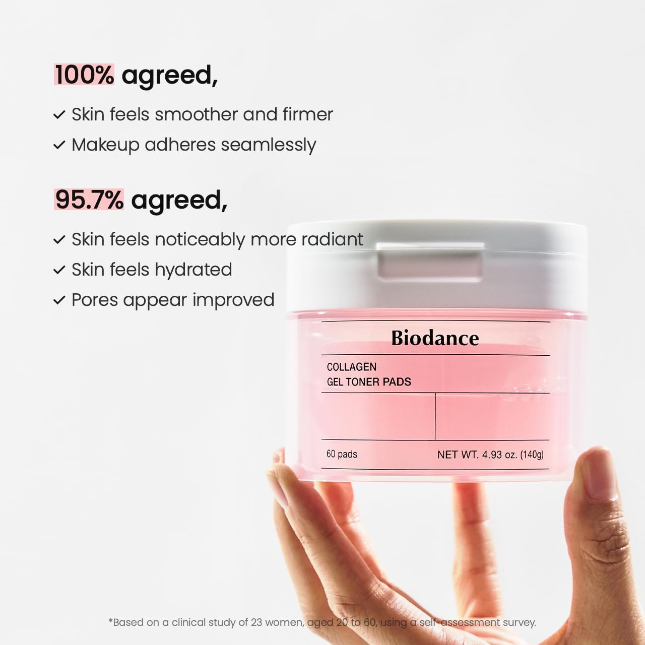 BIODANCE Collagen Gel Toner Pads - 60 Pads