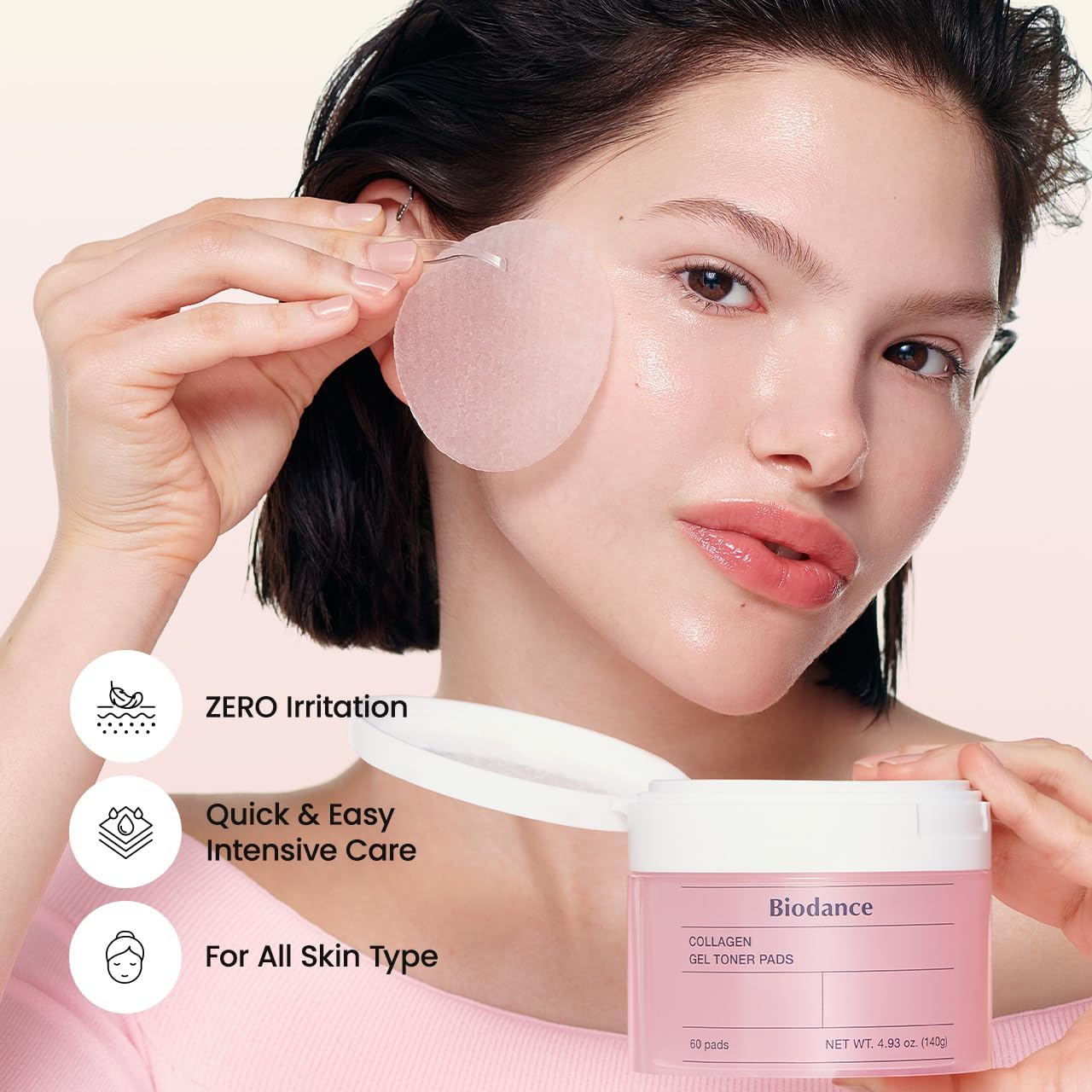 BIODANCE Collagen Gel Toner Pads - 60 Pads