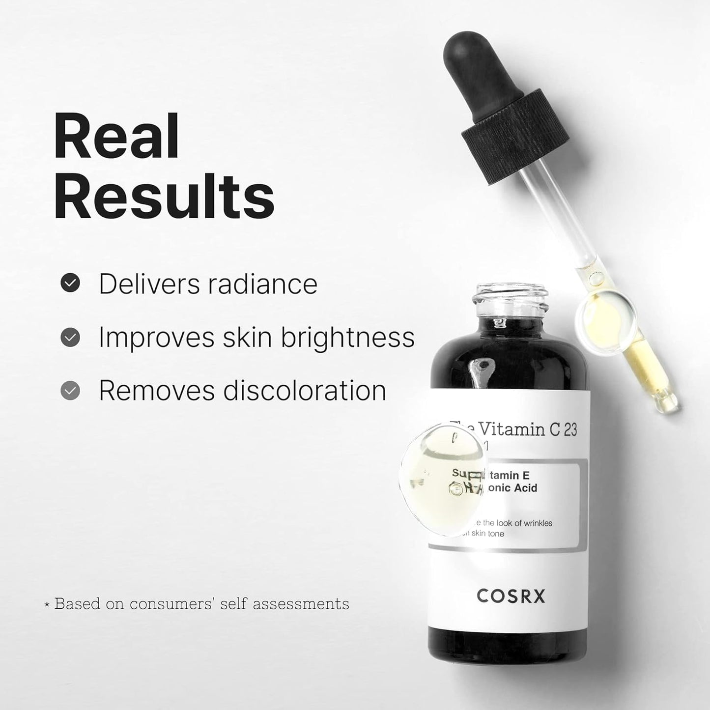 COSRX Pure Vitamin C 23% Serum with Vitamin E + Hyaluronic Acid - 20g