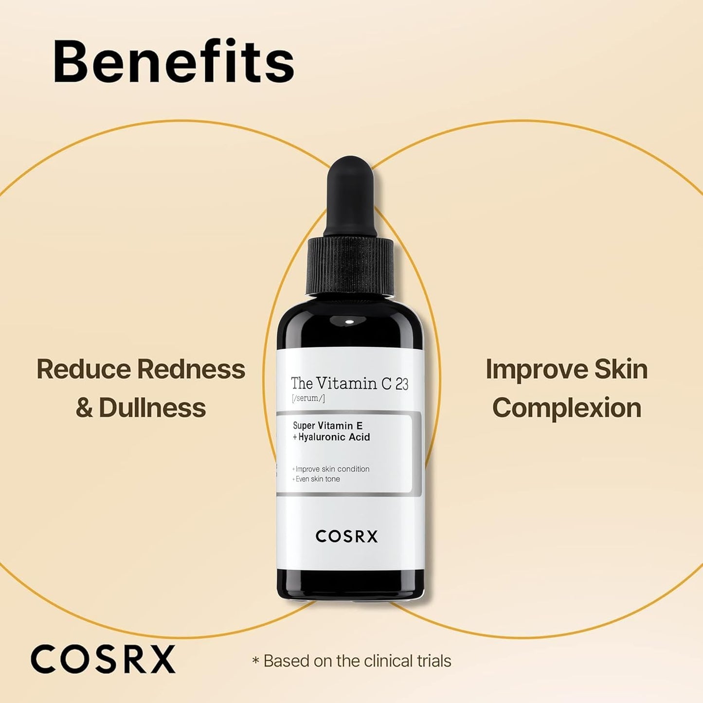 COSRX Pure Vitamin C 23% Serum with Vitamin E + Hyaluronic Acid - 20g
