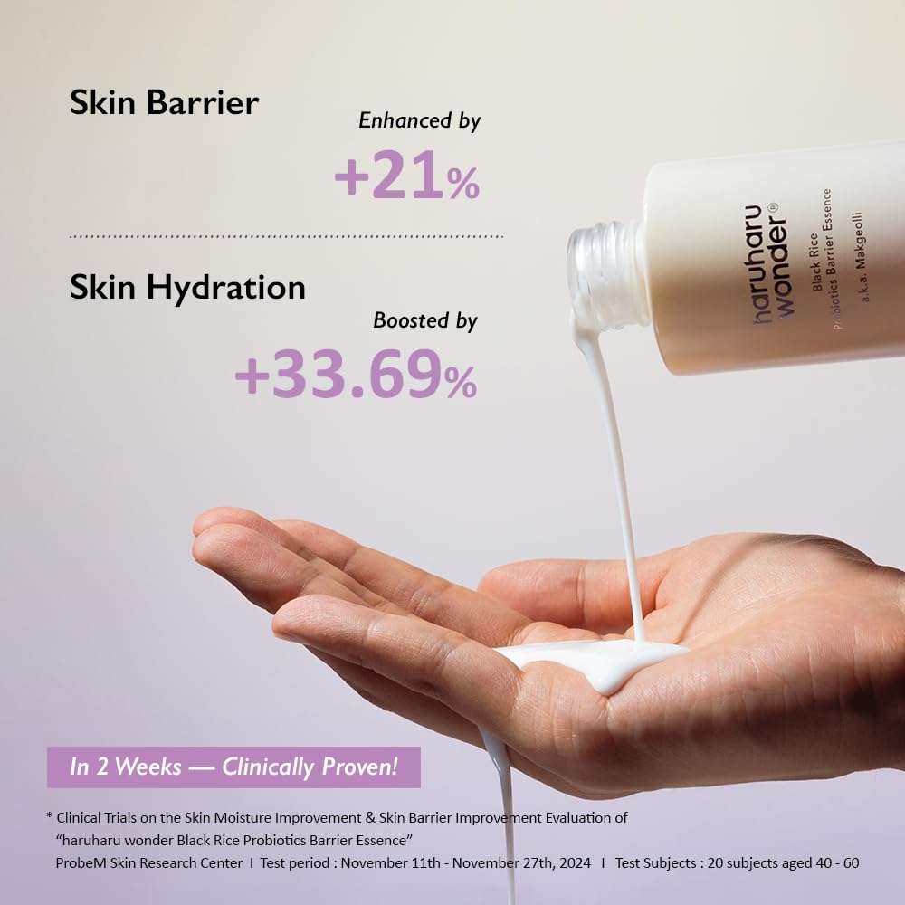Haruharu Wonder Black Rice Probiotics Barrier Essence - 120ml (a.k.a. Makgeolli Essence)