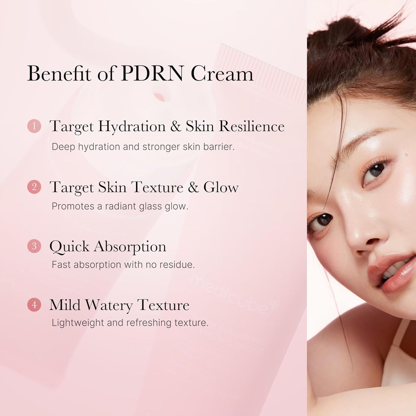 Medicube PDRN Pink Hyaluronic MoisturIzing Cream - 50ML