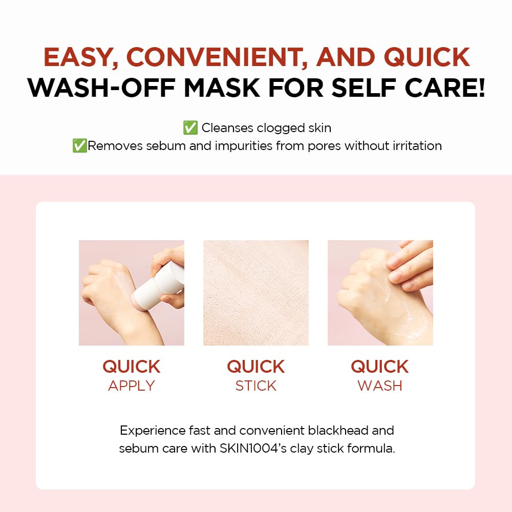 SKIN1004 MADAGASCAR Centella Poremizing Quick Clay Stick Mask - 27G