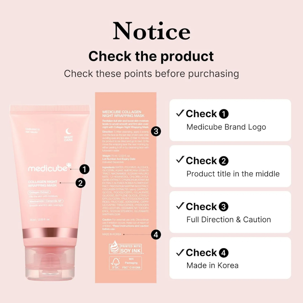 Medicube Collagen Night Wrapping Mask - 75ml