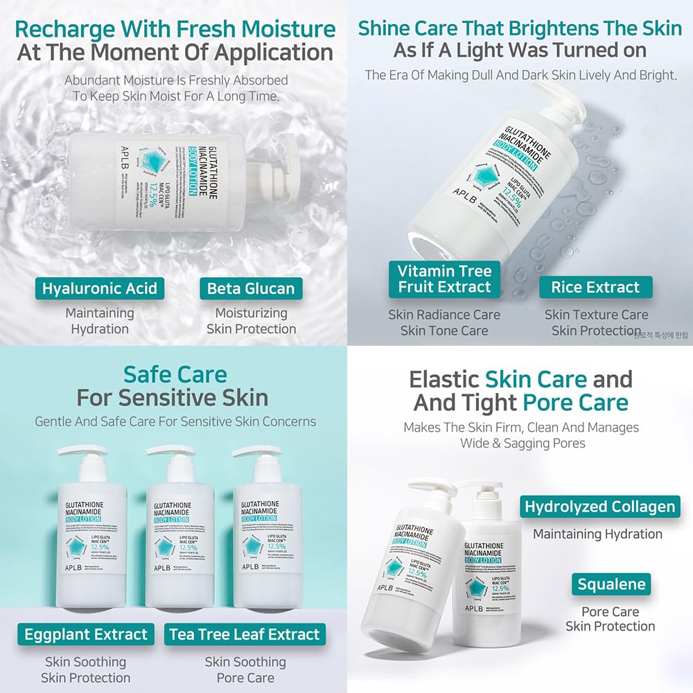 APLB Glutathione Niacinamide Body Lotion - 300ml