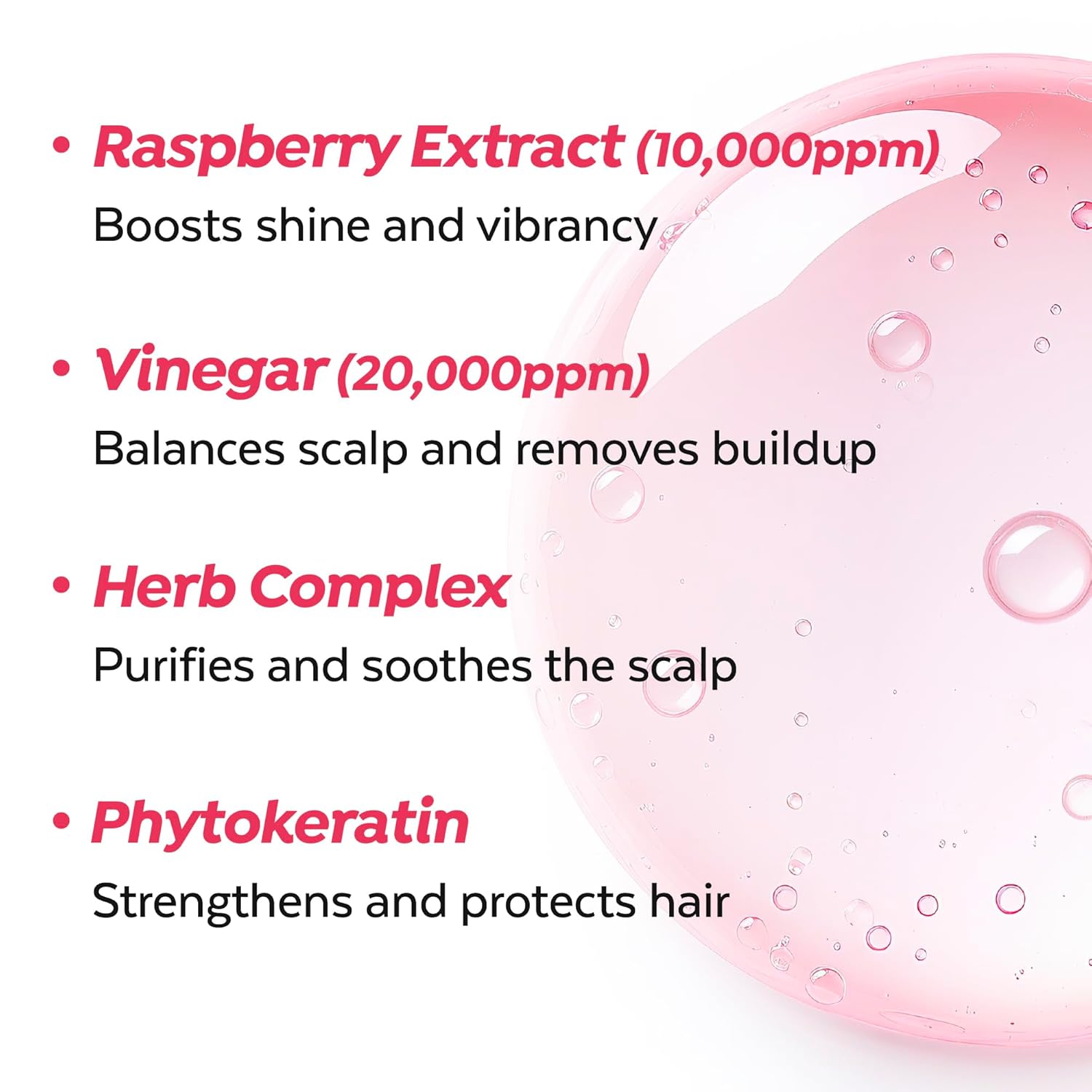 A'pieu Raspberry Hair Vinegar - 200ml