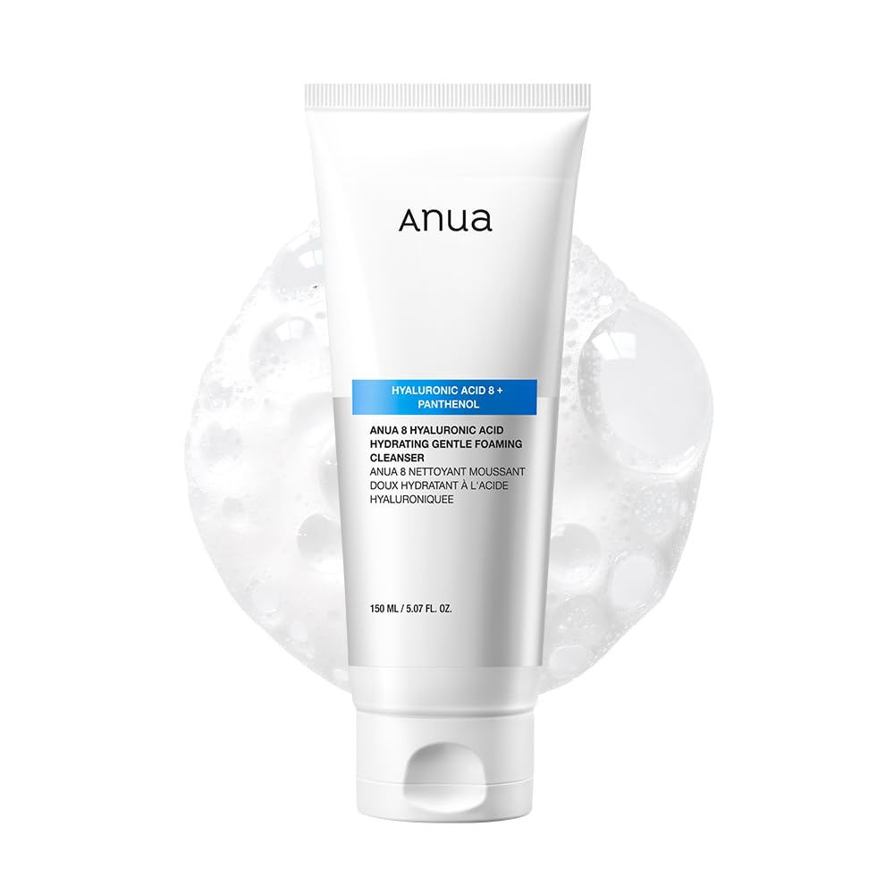 (Sans emballage ou Emballage endommagé) Anua 8 Hyaluronic Acid Hydrating Gentle Foaming Cleanser - 150ml