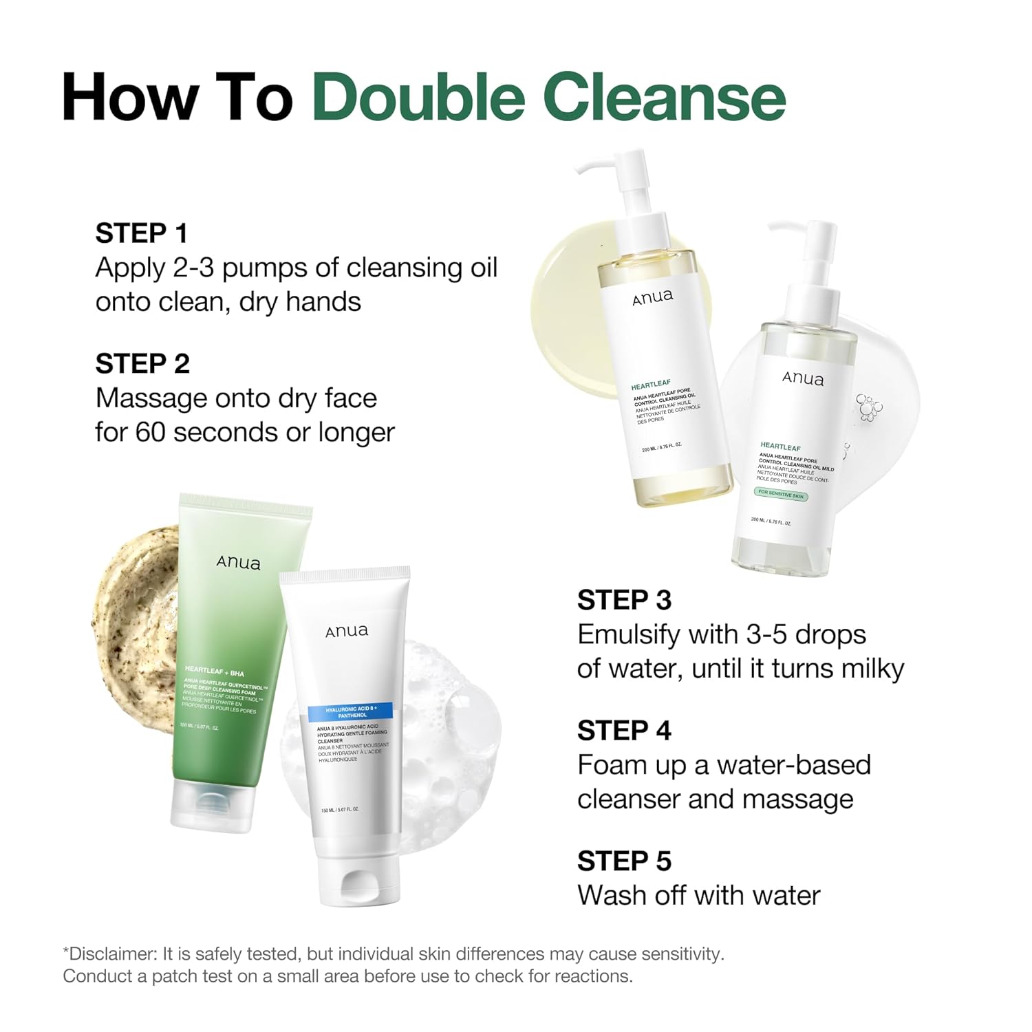 Anua Heartleaf Pore Control Cleansing Oil (NEW PACKAGING) - 200ML