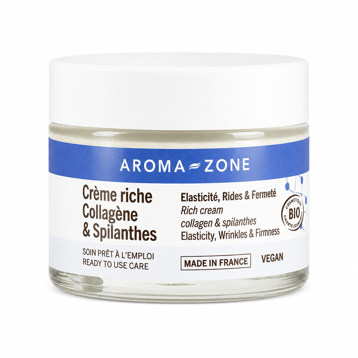 Aroma Zone Crème riche Collagène Vegan & Spilanthes - 50ml