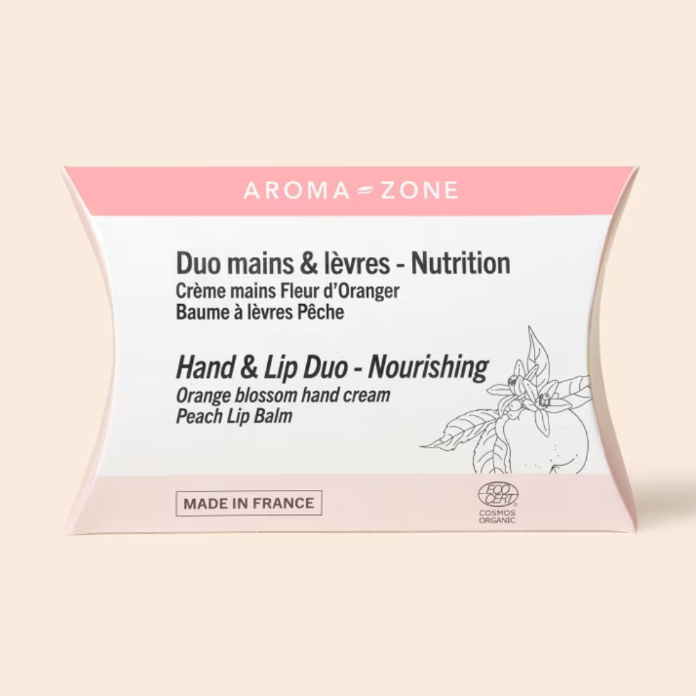 Aroma Zone Duo mains & lèvres Nutrition - 20ml