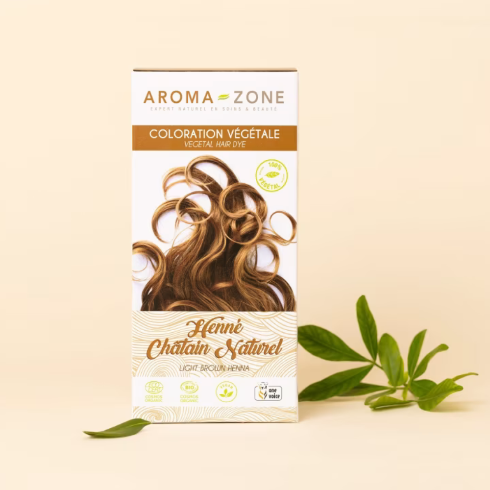 Aroma Zone Henné Châtain naturel BIO - coloration végétale - 200g