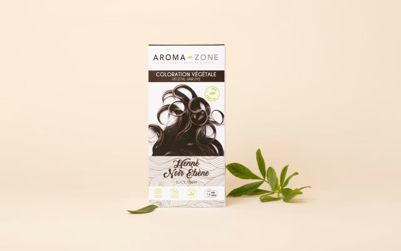Aroma Zone Henné Noir ébène BIO - coloration végétale - 200g