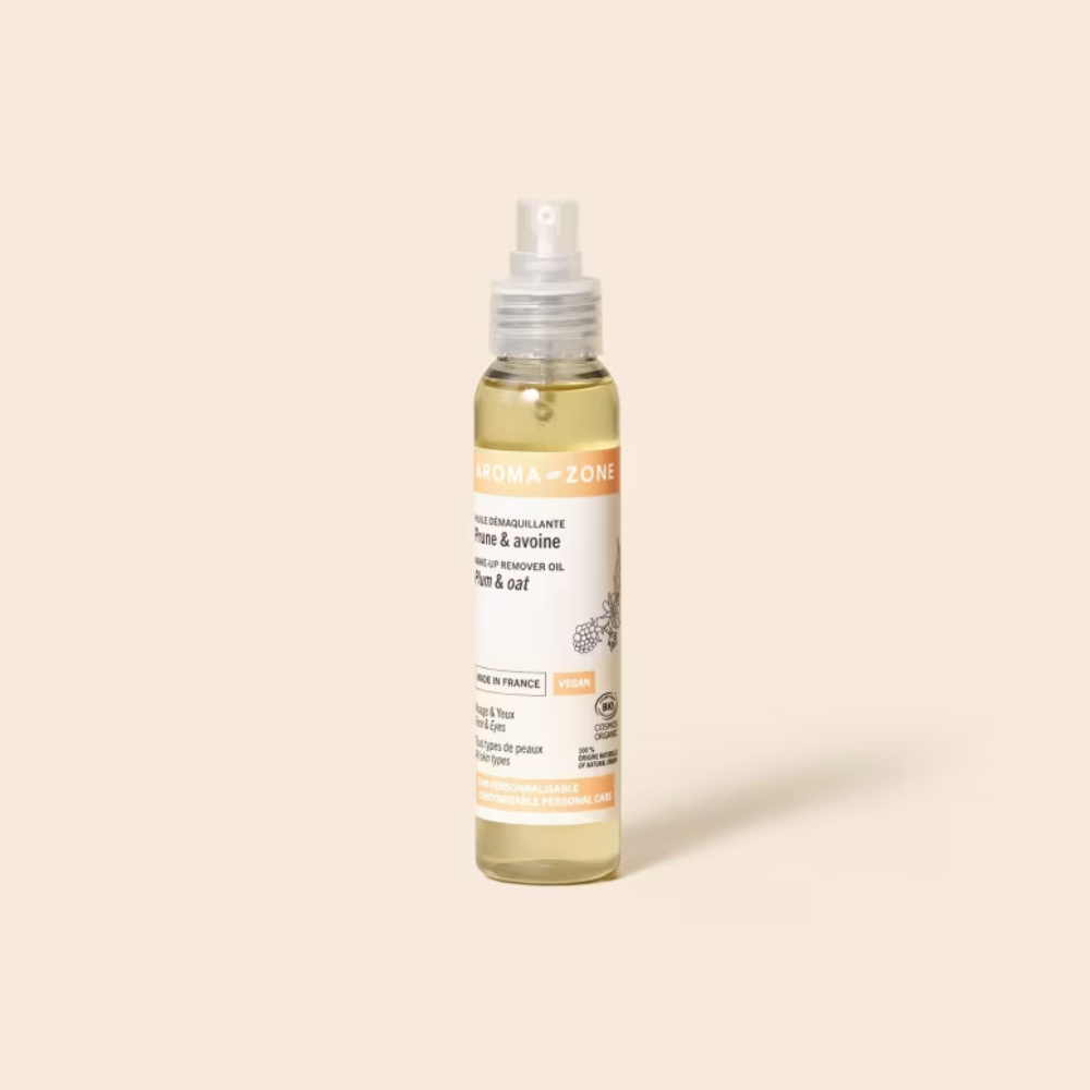 Aroma Zone Huile Démaquillante & Nourrissante Prune & Avoine - 100ml