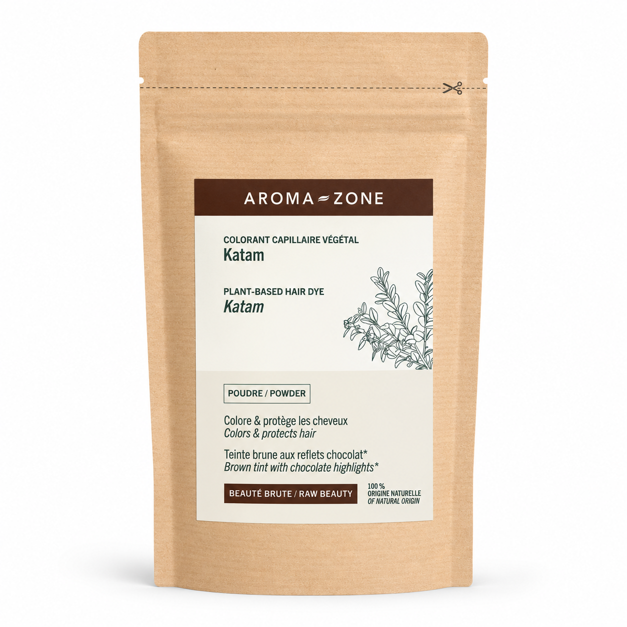 Aroma Zone Katam - Colorant capillaire végétal - 100g