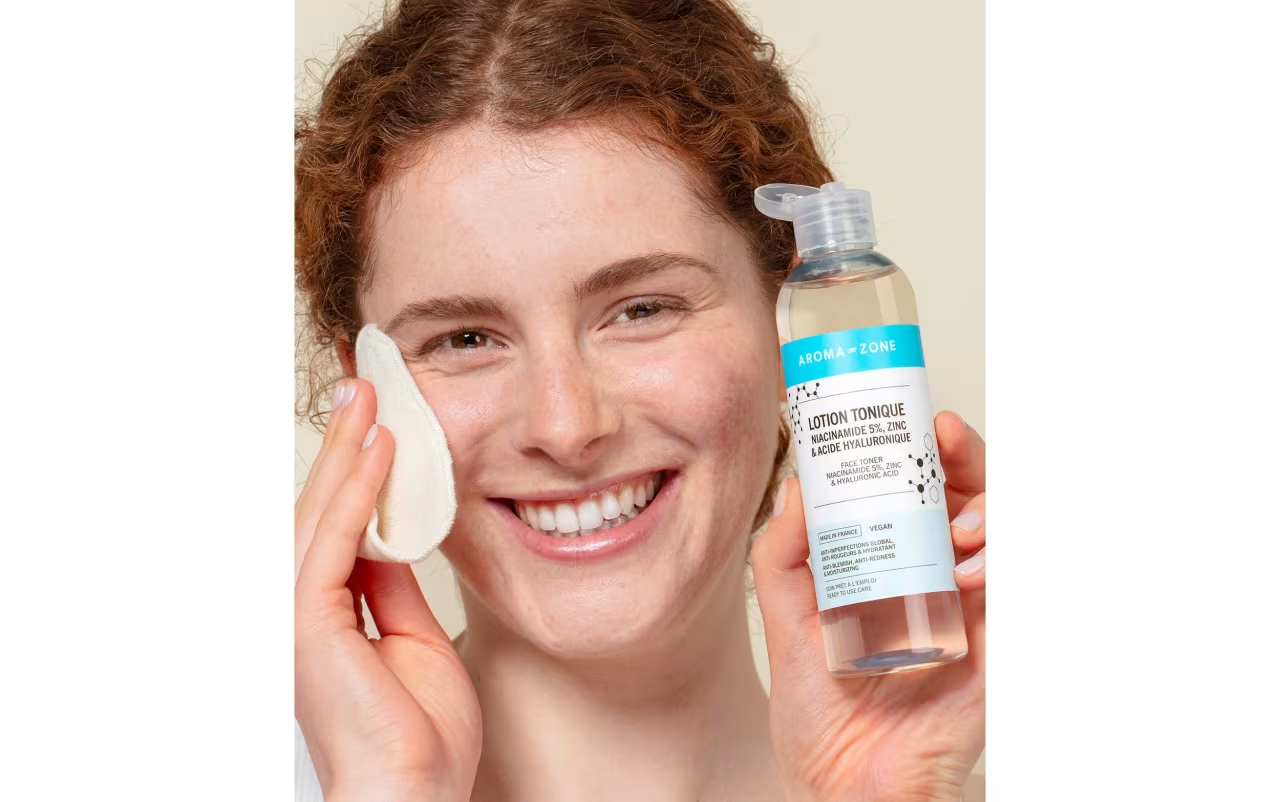 Aroma Zone Lotion Tonique Niacinamide 5%, Zinc & Acide Hyaluronique - 200ml
