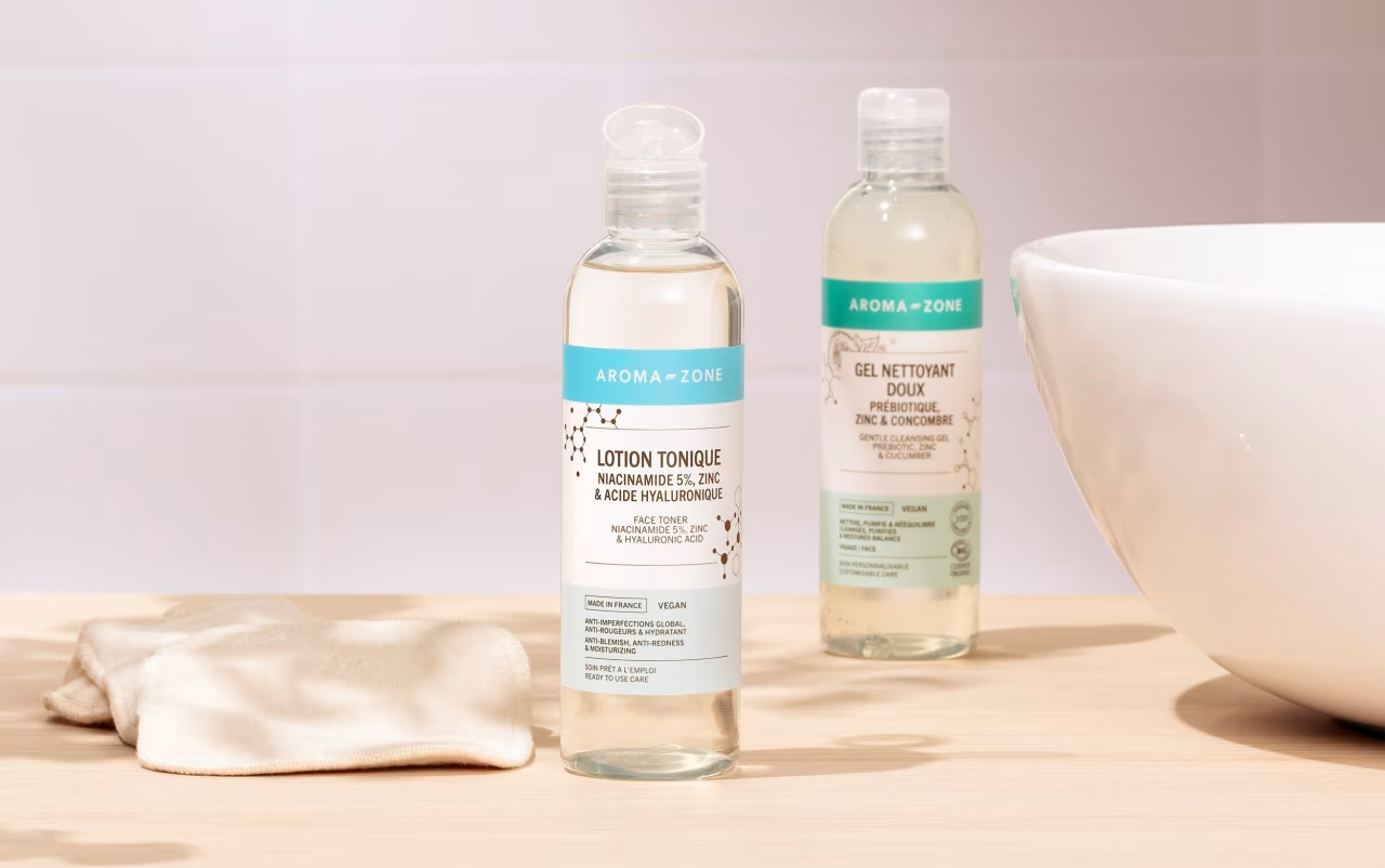 Aroma Zone Lotion Tonique Niacinamide 5%, Zinc & Acide Hyaluronique - 200ml