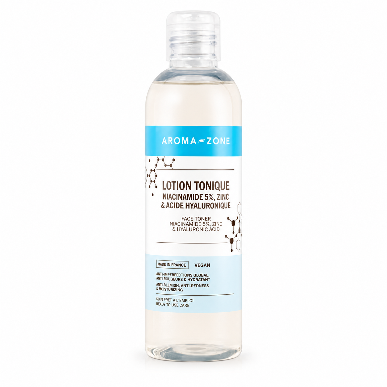 Aroma Zone Lotion Tonique Niacinamide 5%, Zinc & Acide Hyaluronique - 200ml