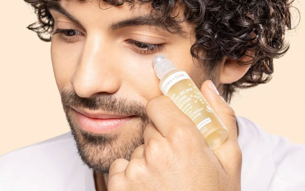 Aroma Zone Sérum concentré Contour des yeux 5% Caféine & Hélichryse - 15ml