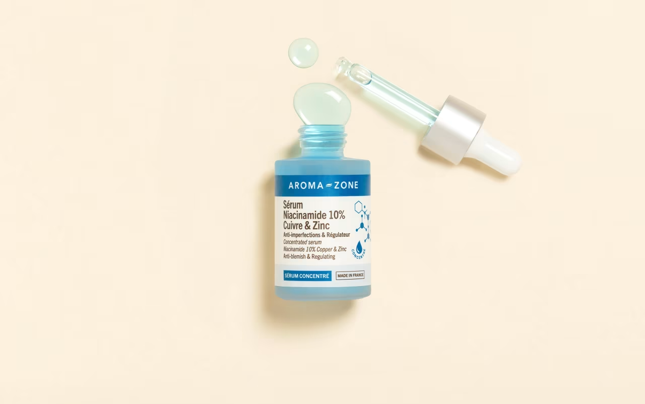 Aroma Zone Sérum concentré Niacinamide 10%, Cuivre & Zinc - 30ml