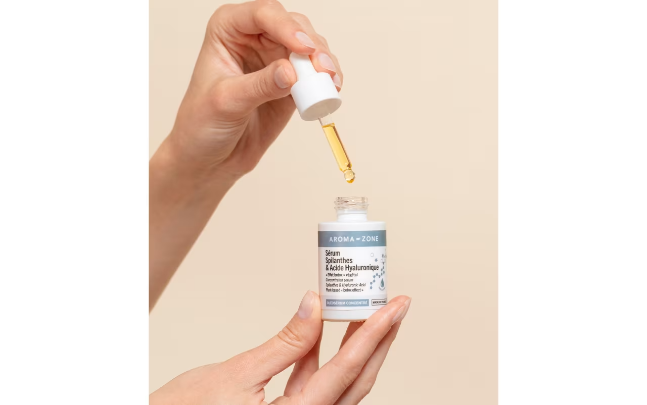 Aroma Zone Sérum concentré Spilanthes végétal & Acide Hyaluronique- 30ml