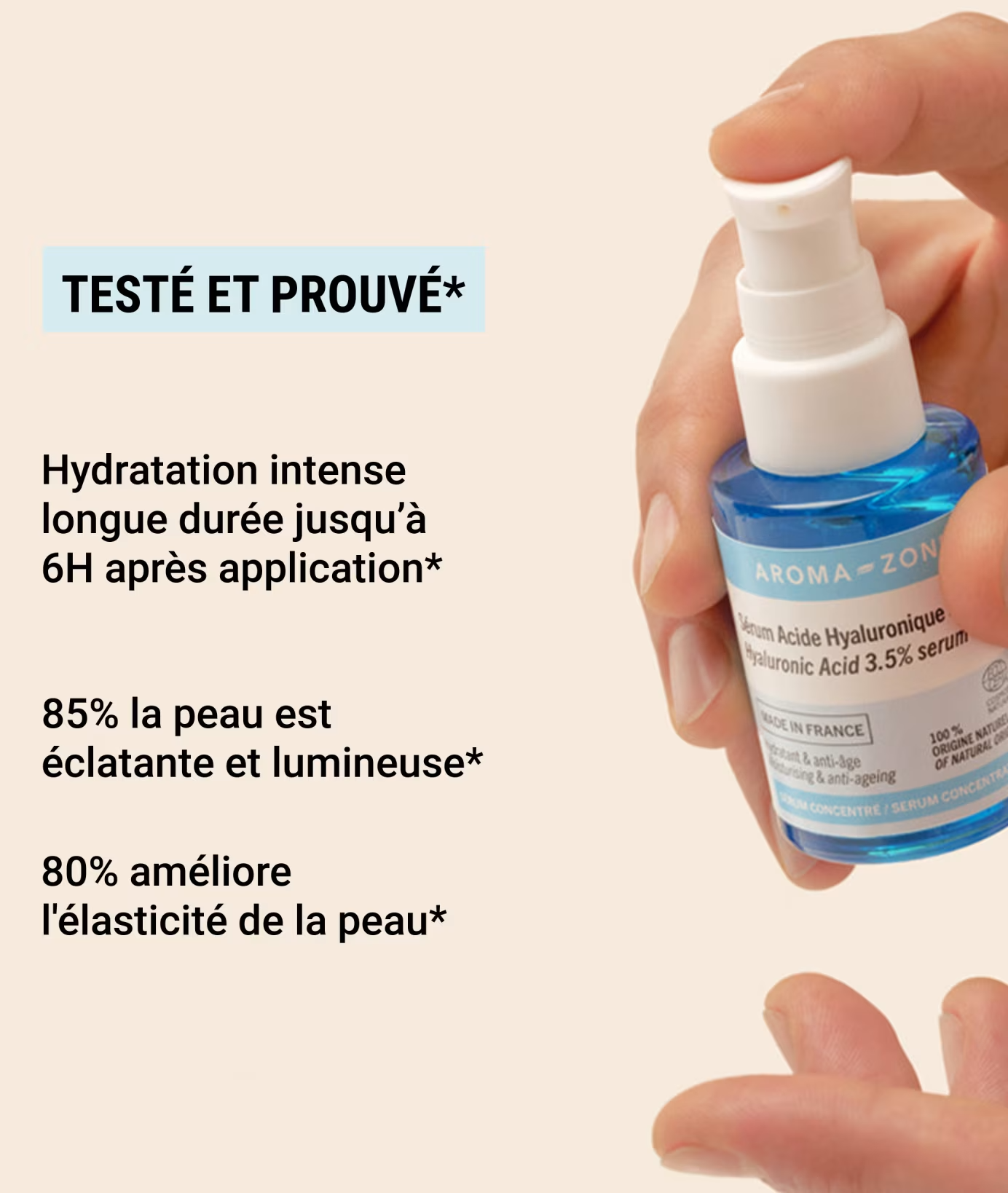Aroma Zone Sérum concentré d'Acide hyaluronique 3,5% - 30ml