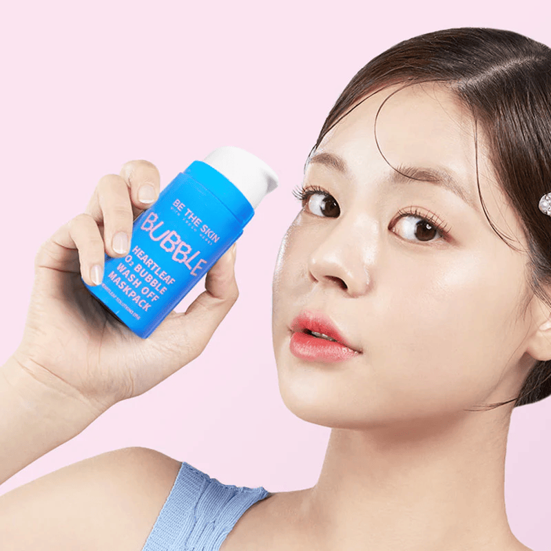 Be The Skin Heartleaf O2 Bubble Wash Off Maskpack - 50g
