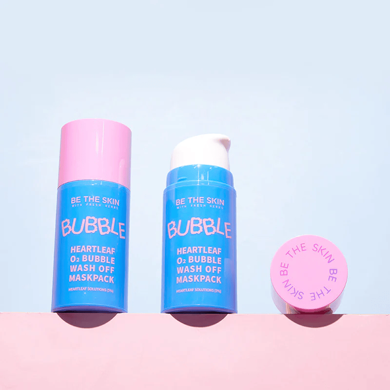 Be The Skin Heartleaf O2 Bubble Wash Off Maskpack - 50g