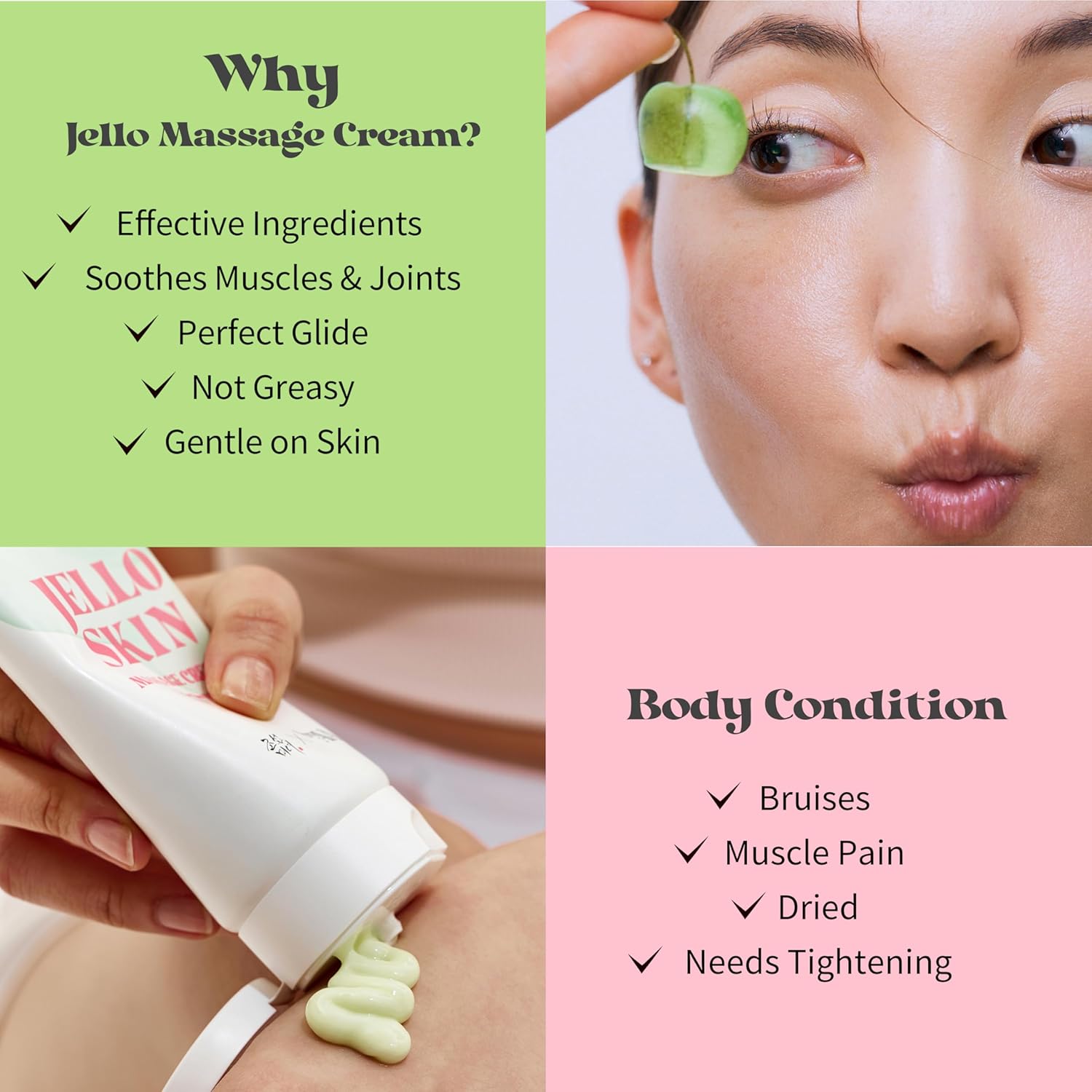Beauty of Joseon Jelloskin Massage Cream for face & body - 200ml