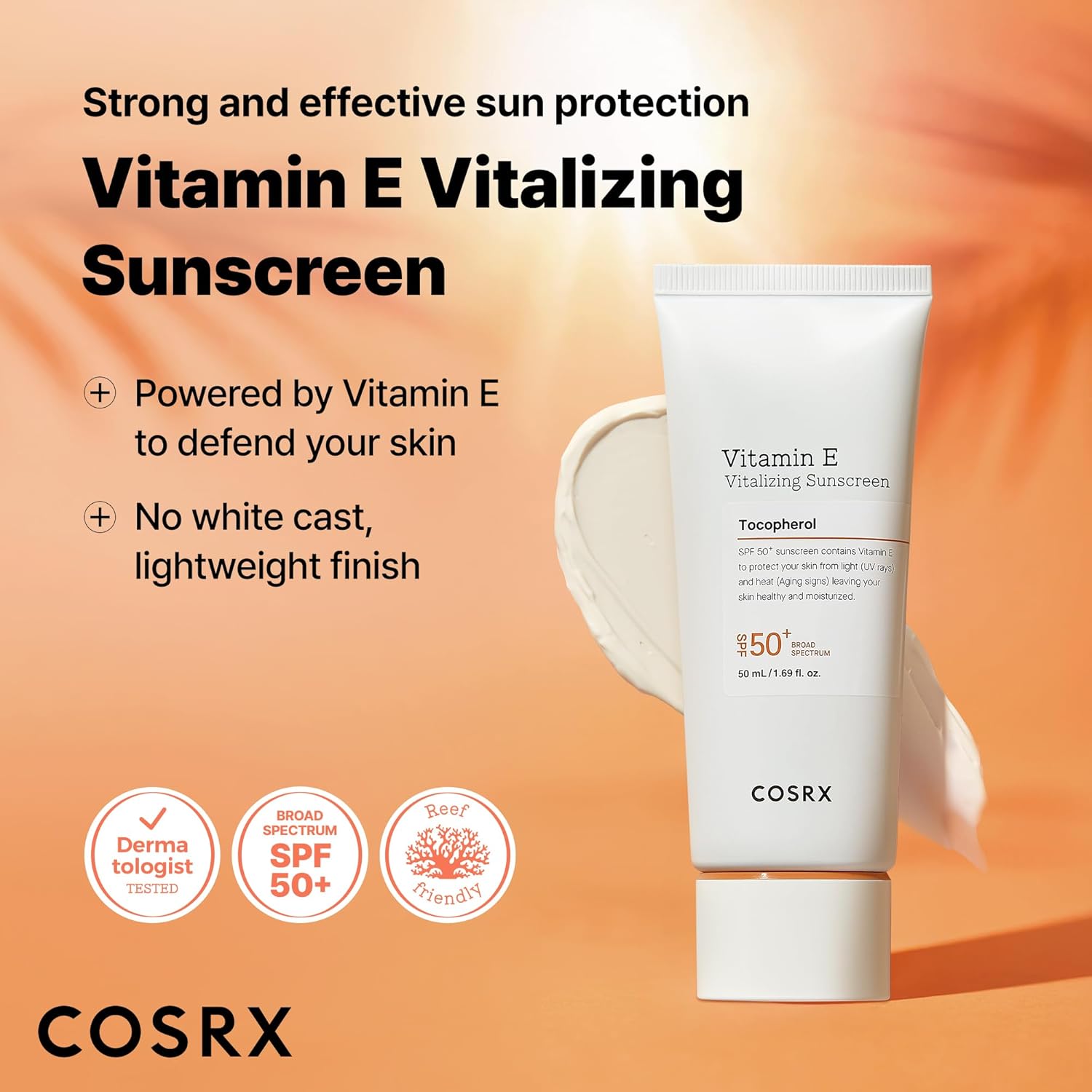 COSRX Vitamin E Vitalizing Sunscreen - 50ml