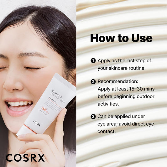 COSRX Vitamin E Vitalizing Sunscreen - 50ml