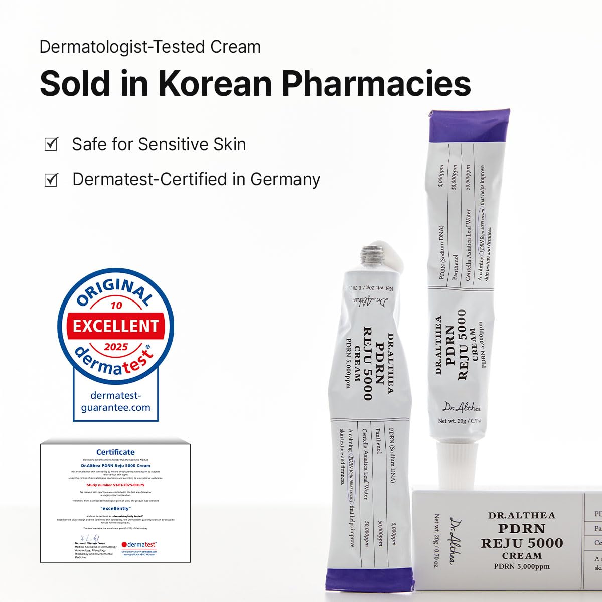 Dr.Althea PDRN Reju 5000 Cream 20g (PDRN 5000ppm) - 20g