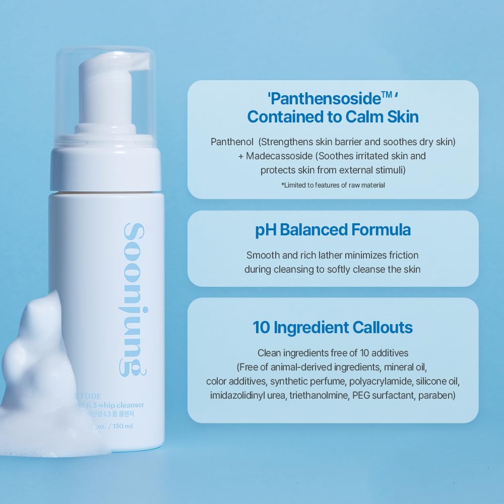 ETUDE SOONJUNG PH 6.5 Whip Cleanser - 250ml