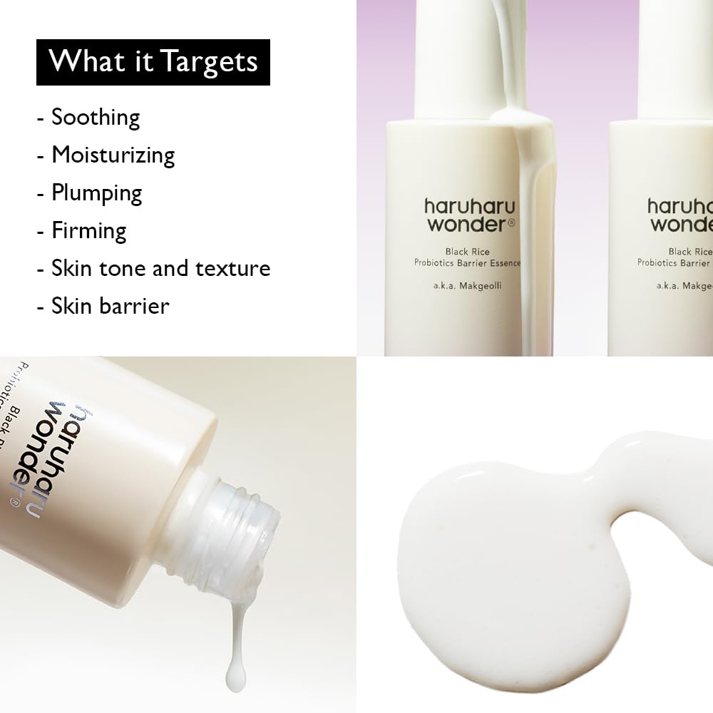 Haruharu Wonder Black Rice Probiotics Barrier Essence - 120ml (a.k.a. Makgeolli Essence)