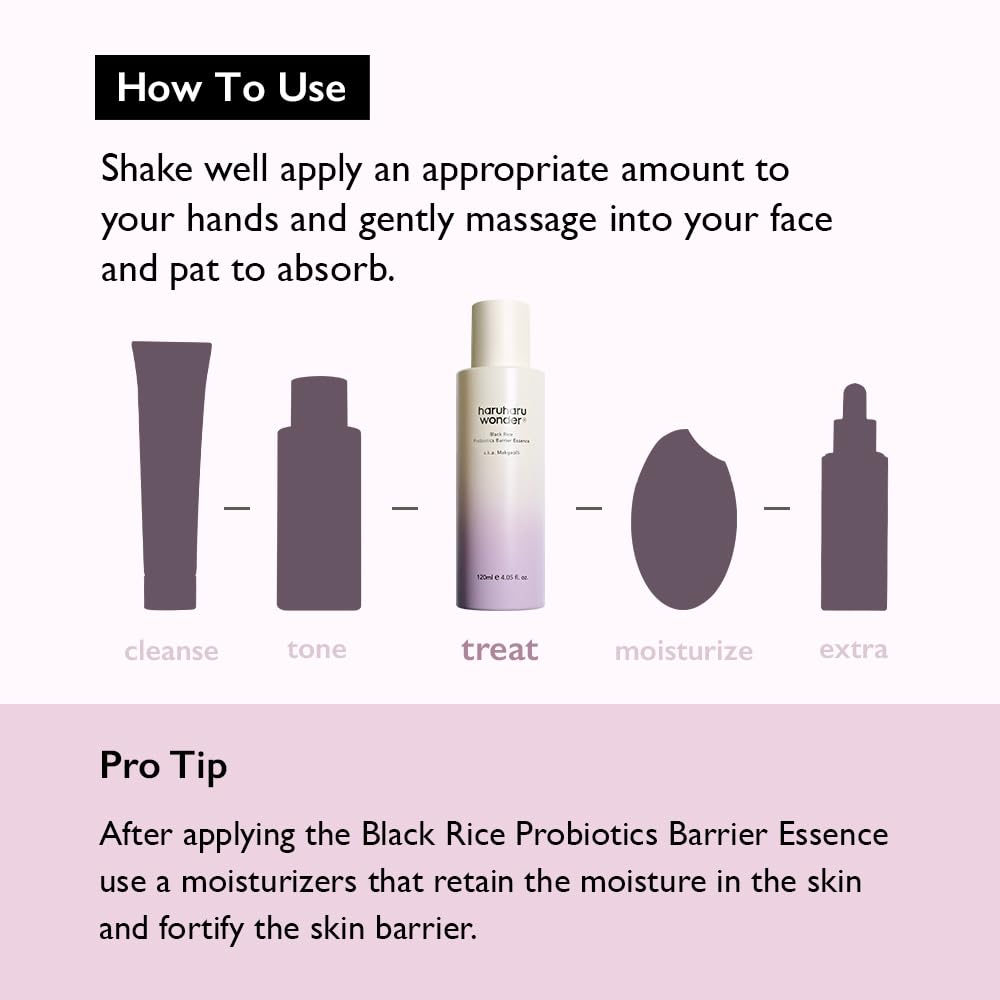 Haruharu Wonder Black Rice Probiotics Barrier Essence - 120ml (a.k.a. Makgeolli Essence)