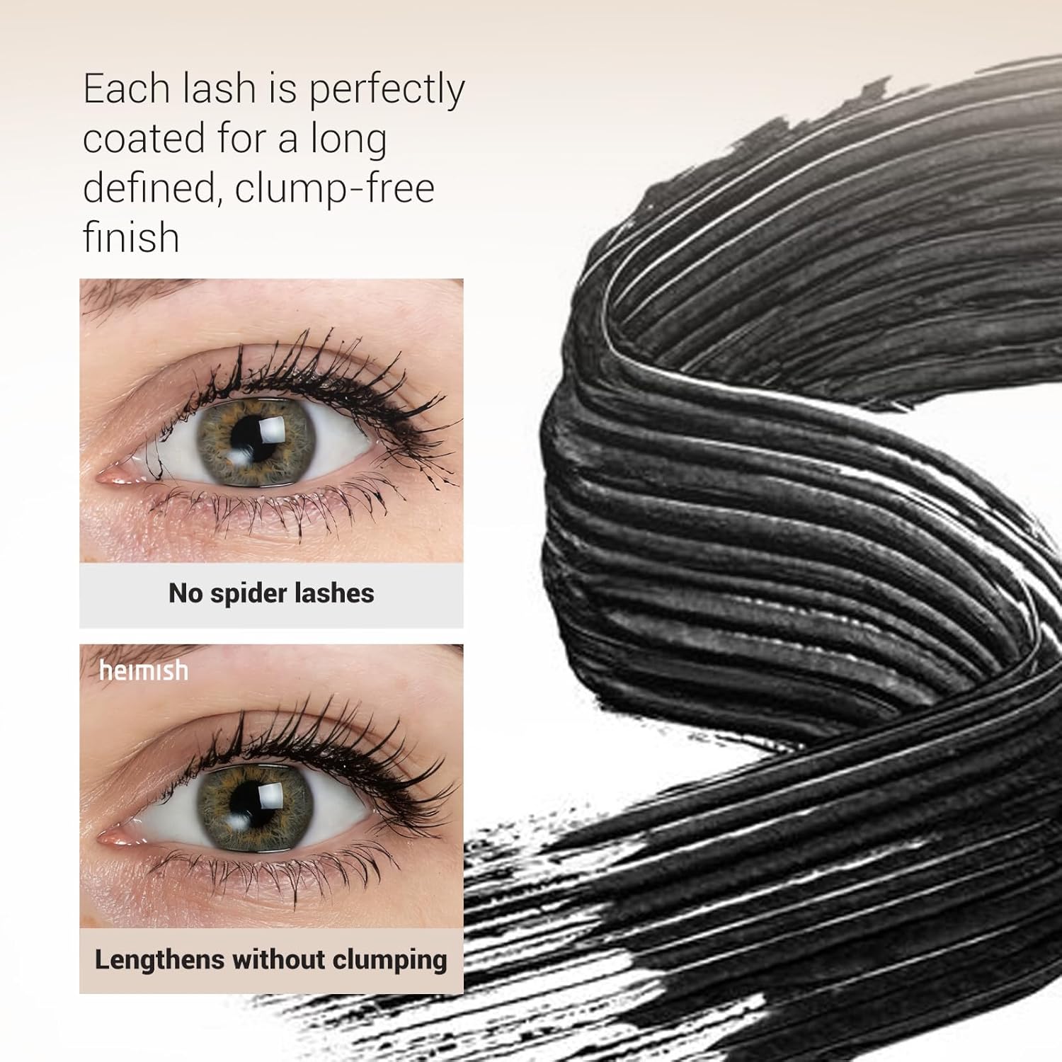 Heimish Dailism Smudge Stop Mascara Curling Black - 9g