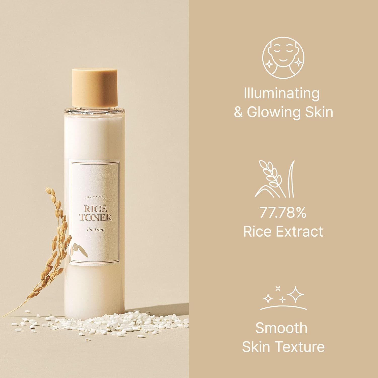 I'M FROM Rice Toner Milky Toner for Glowing Skin - 150 ML