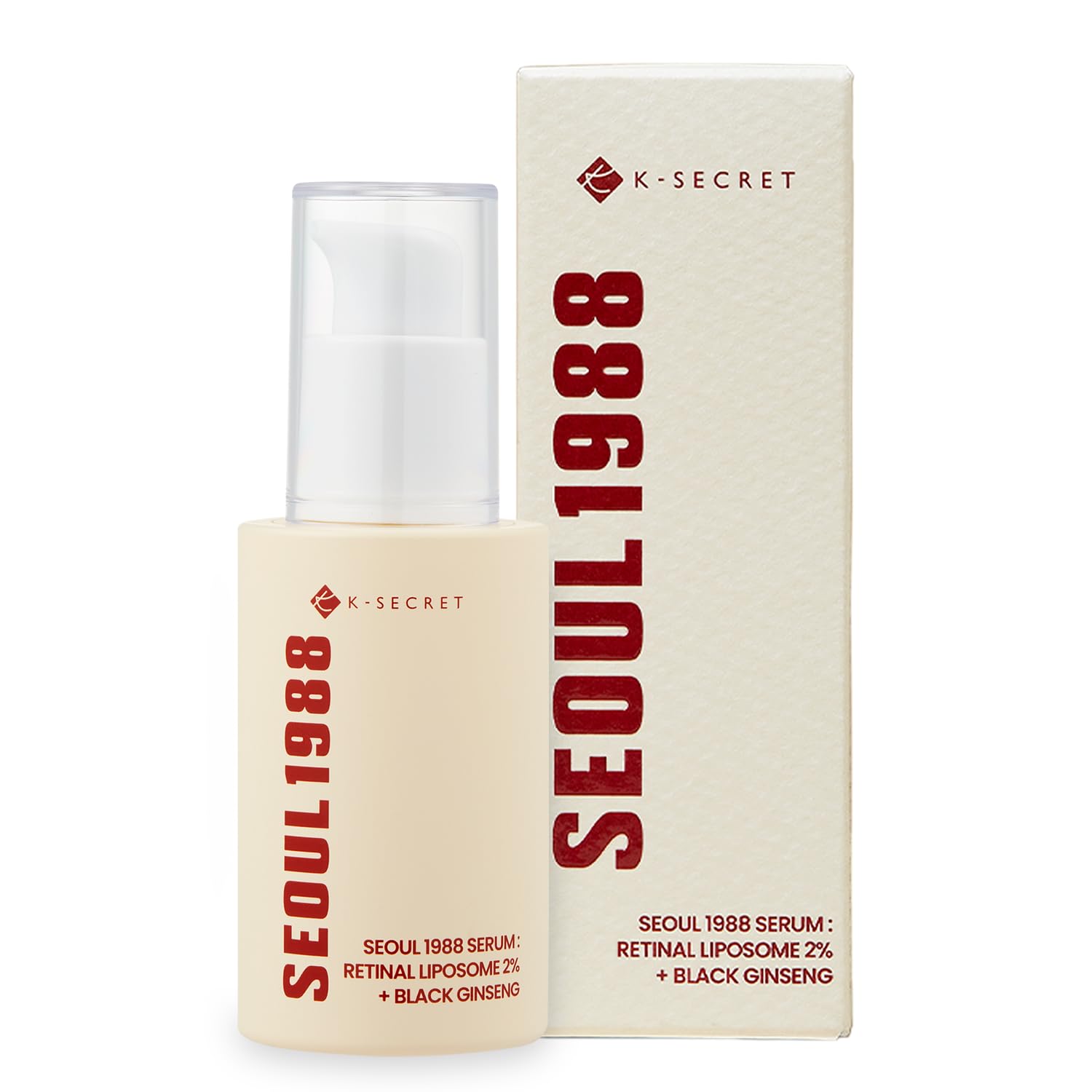 K-Secret SEOUL 1988 Serum : Retinal Liposome 2% + Black Ginseng - 30 ml