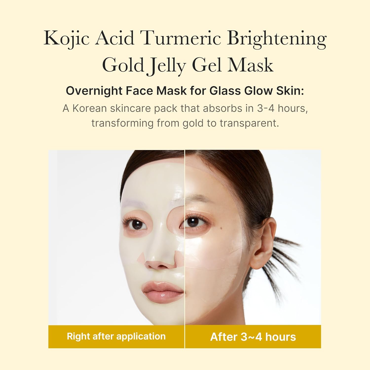Medicube Kojic Acid Turmeric Brightening Gel Mask - (1 masque)
