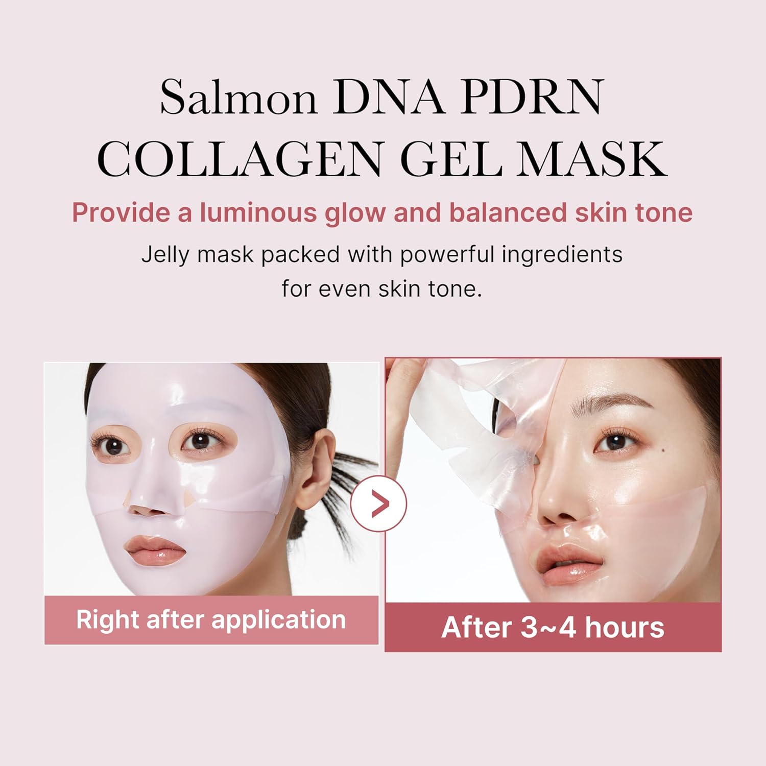 Medicube PDRN Pink Collagen Gel Mask - Pack X 4 units