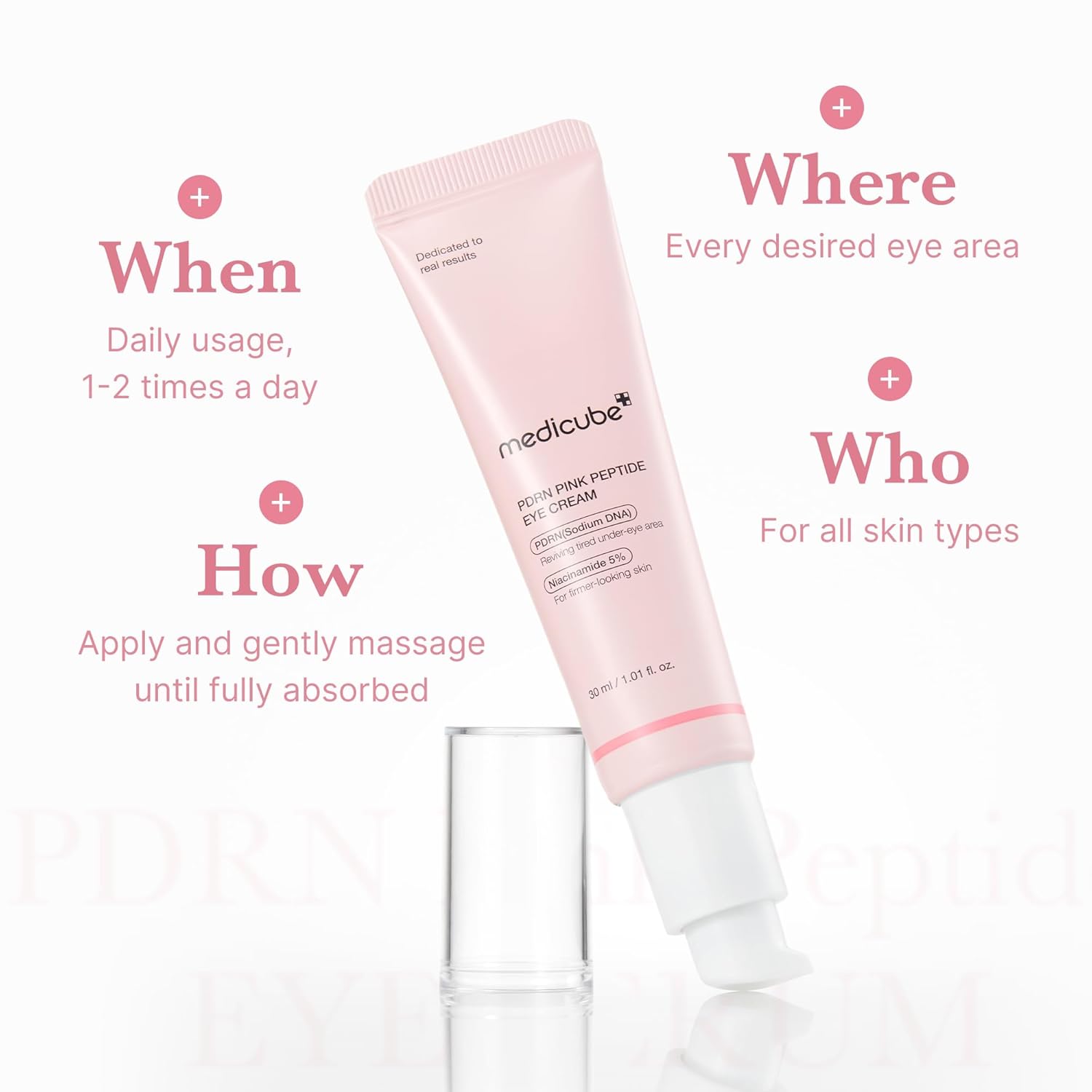 Medicube PDRN Pink Peptide Eye Cream - 30ml