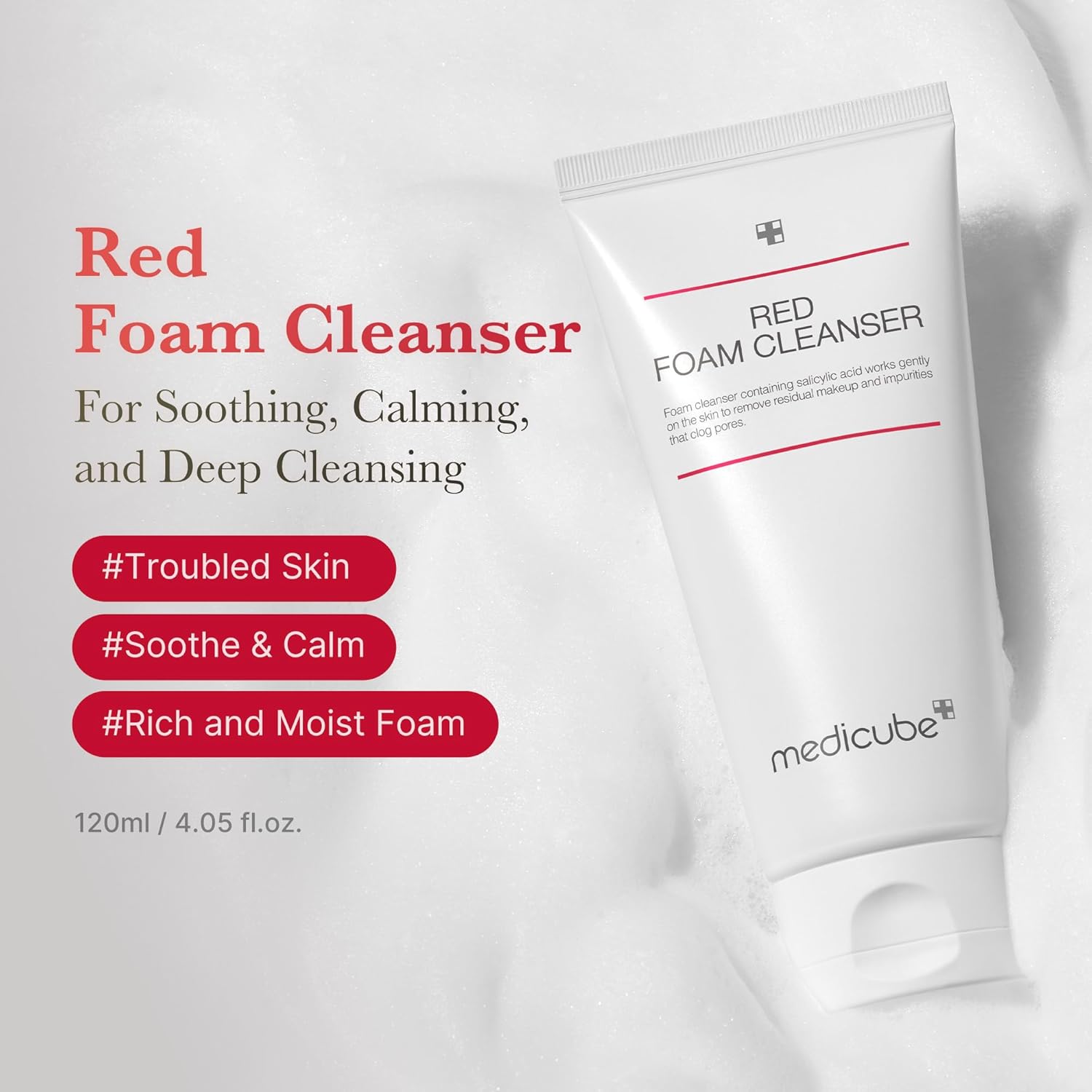 Medicube Red Foam Cleanser - 120ml