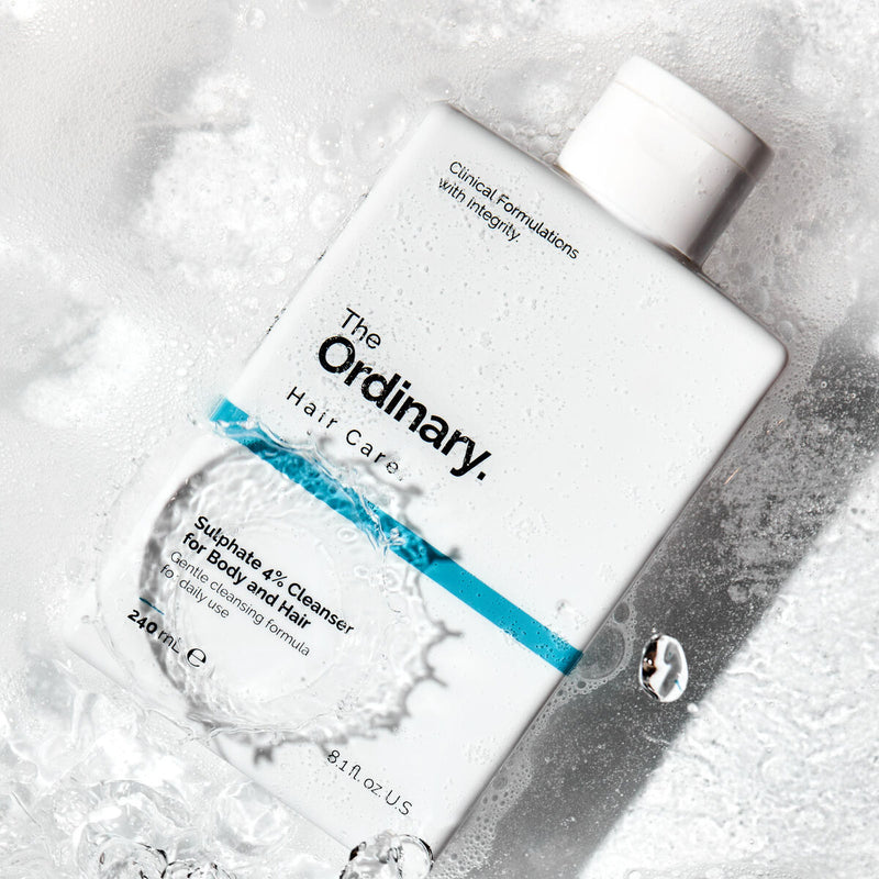 The Ordinary Nettoyant au sulfate 4 % - Nettoyant corps et cheveux - 240ml