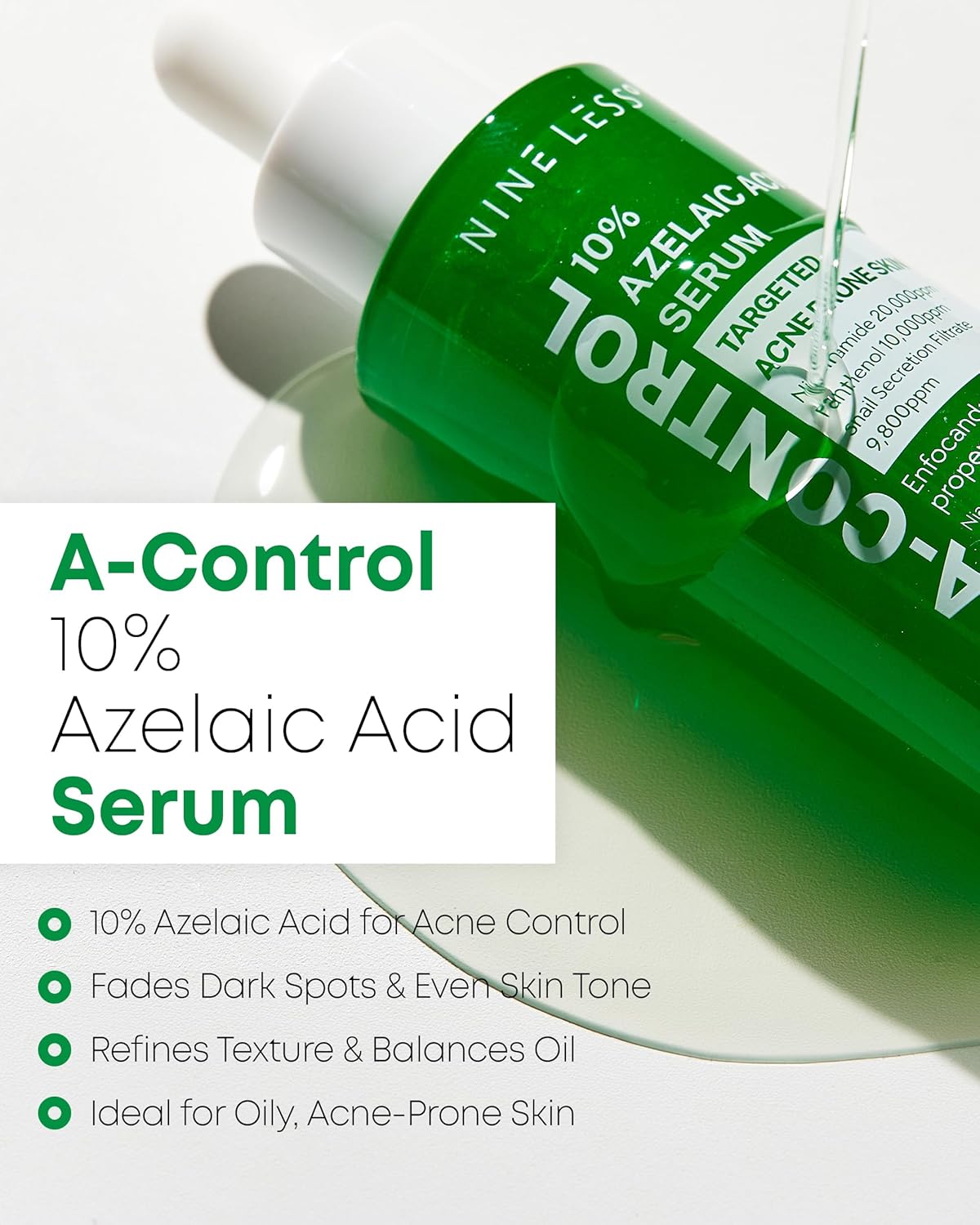 Nine-Less A-Control 10% Azelaic Acid Serum - 30ml