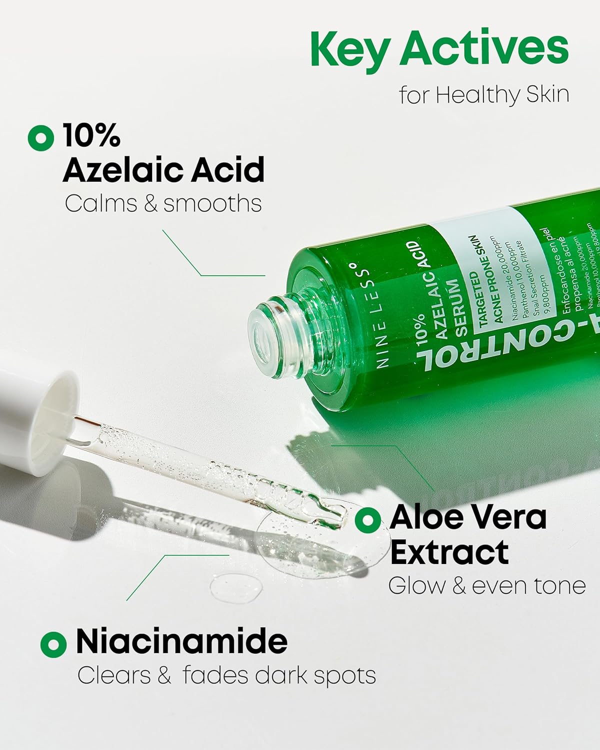 Nine-Less A-Control 10% Azelaic Acid Serum - 30ml