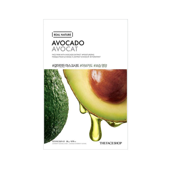 The Face Shop Real Nature Masque Facial - Avocado Extract