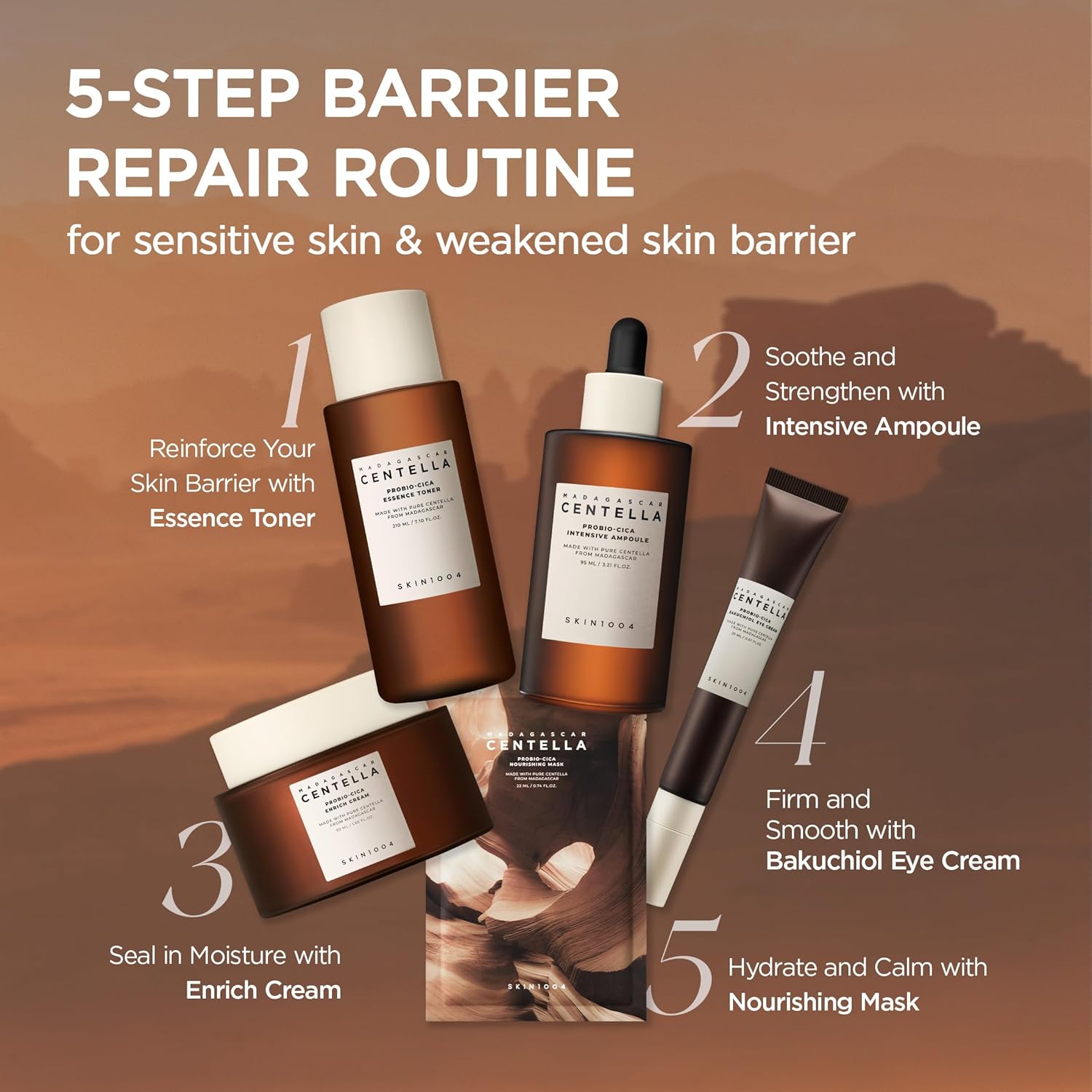 SKIN1004 MADAGASCAR CENTELLA Probio-Cica Intensive Ampoule - 95ML